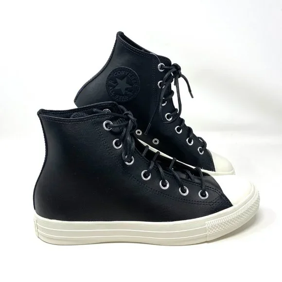Converse 170100C Men's Sneaker OrthoLite Chuck Taylor AS High Top Leather Black - Picture 7 of 9